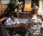 Alfred Sisley The Lesson oil painting
